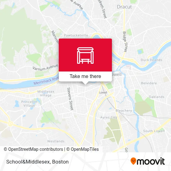 School&Middlesex map