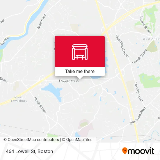 464 Lowell St map