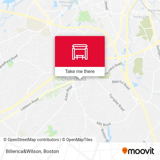 Billerica&Wilson map
