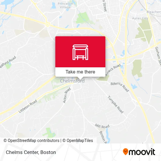 Chelms Center map