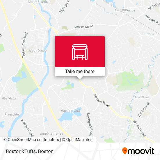 Boston&Tufts map