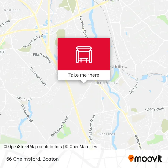 56 Chelmsford map
