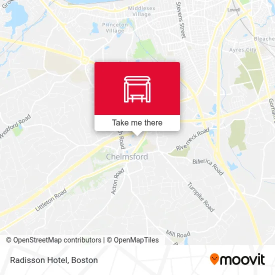Radisson Hotel map