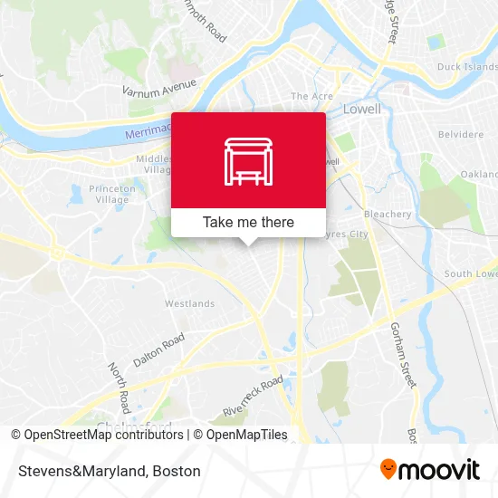 Stevens&Maryland map