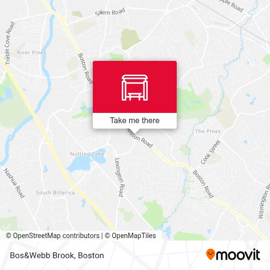 Bos&Webb Brook map