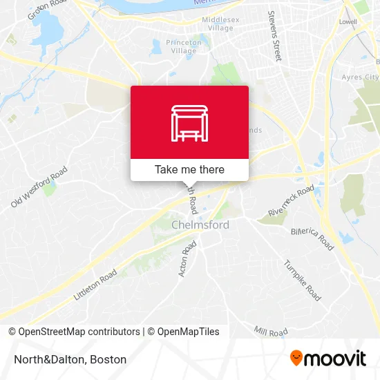 North&Dalton map
