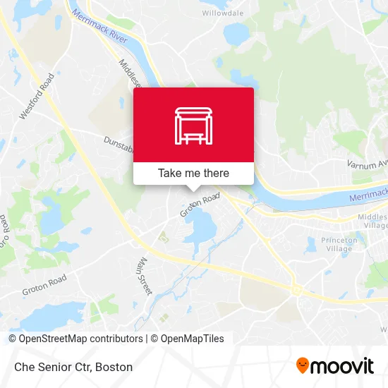Che Senior Ctr map