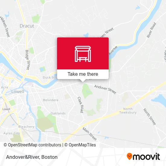 Andover&River map
