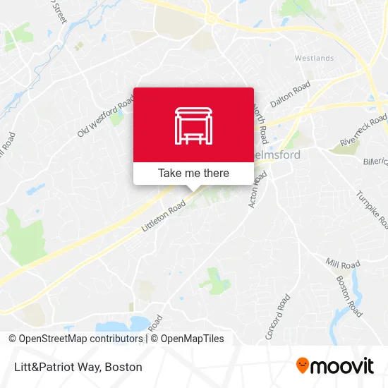 Litt&Patriot Way map