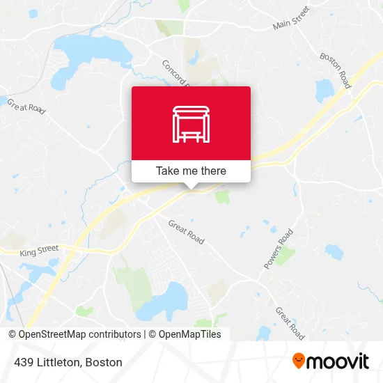 439 Littleton map