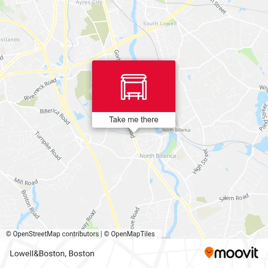 Lowell&Boston map