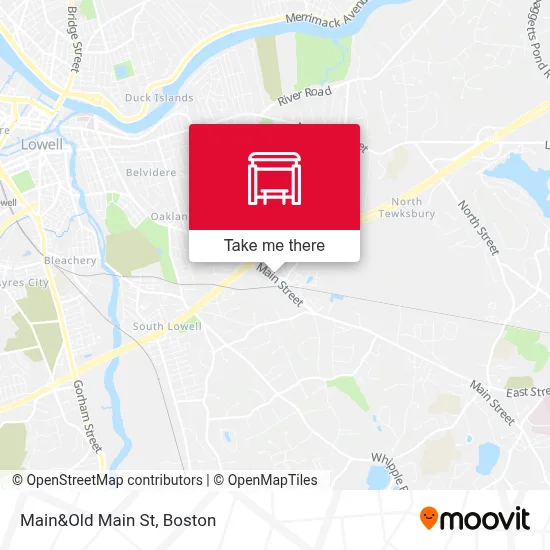 Main&Old Main St map
