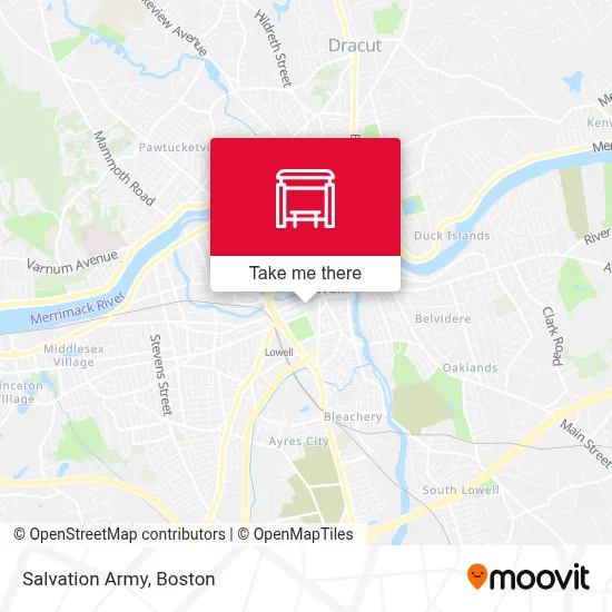 Salvation Army map