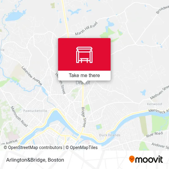 Arlington&Bridge map
