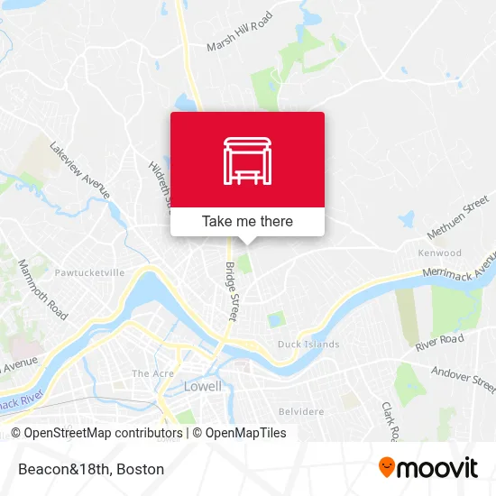 Beacon&18th map
