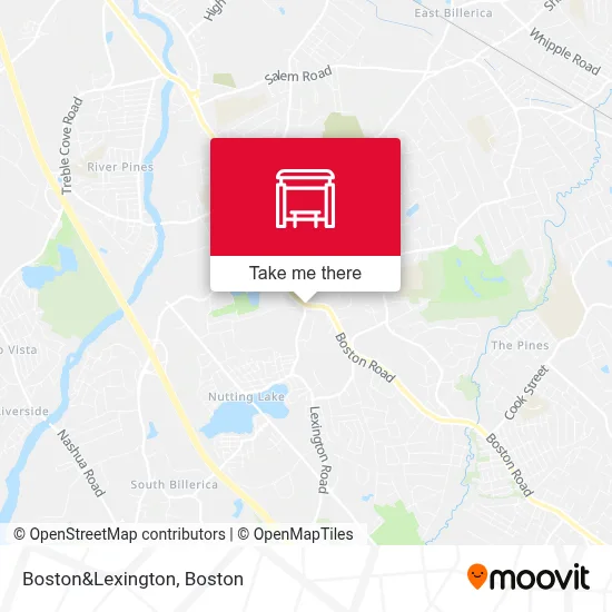Boston&Lexington map