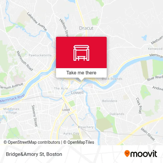 Bridge&Amory St map