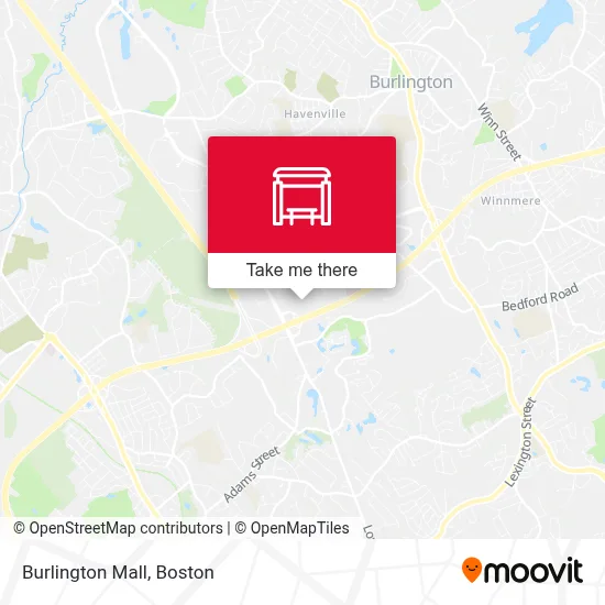 Burlington Mall map