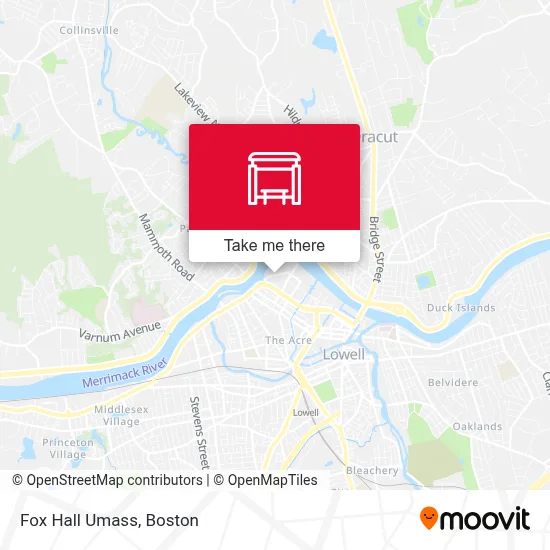 Fox Hall Umass map