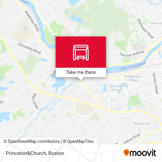 Princeton&Church map