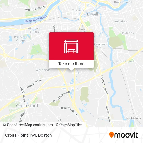 Cross Point Twr map