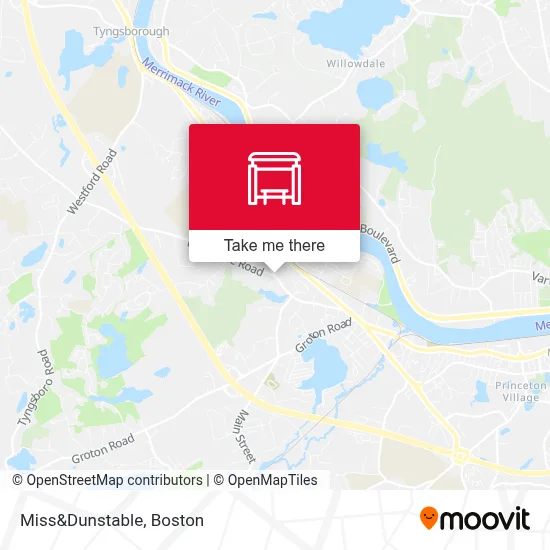 Miss&Dunstable map