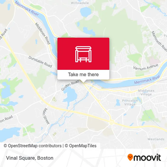 Vinal Square map