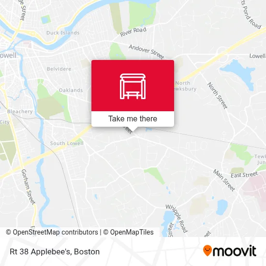 Rt 38 Applebee's map