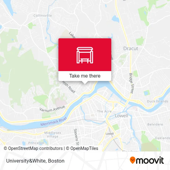 University&White map