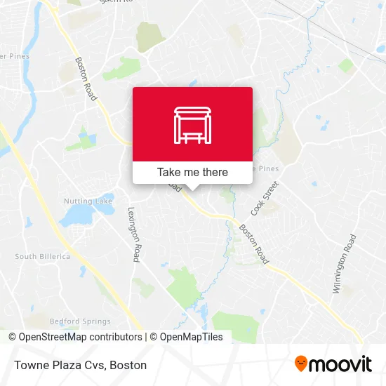 Towne Plaza Cvs map