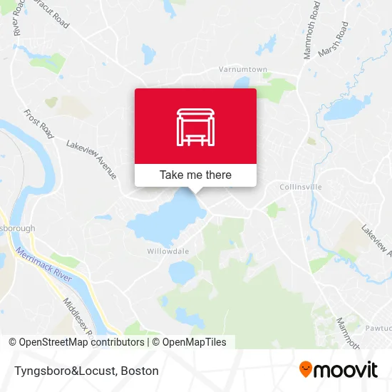 Tyngsboro&Locust map