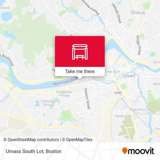 Umass South Lot map