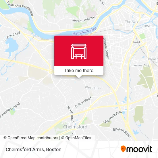 Chelmsford Arms map