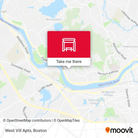 West Vill Apts map