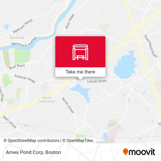 Ames Pond Corp map