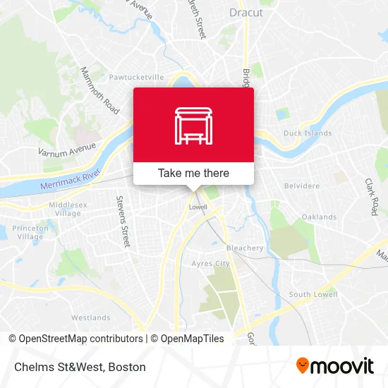 Chelms St&West map