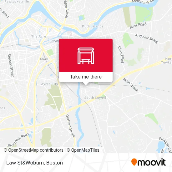 Law St&Woburn map