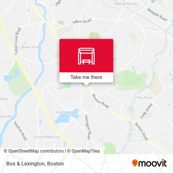 Bos & Lexington map
