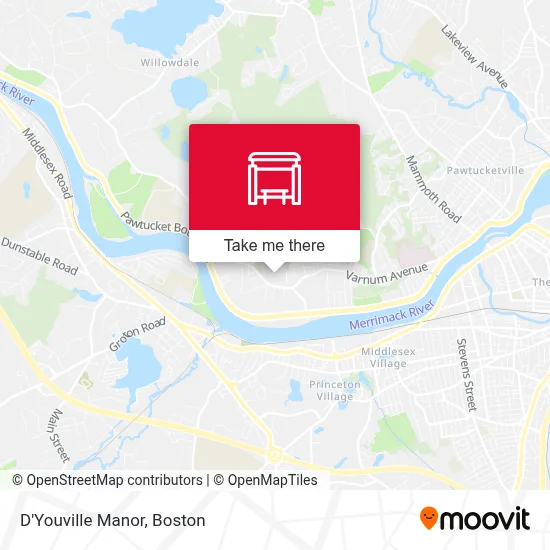 D'Youville Manor map
