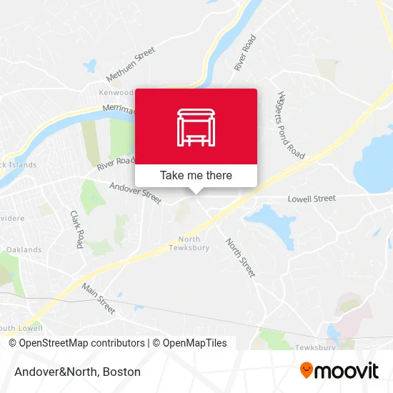 Andover&North map