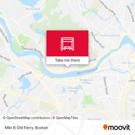 Mkt B Old Ferry map