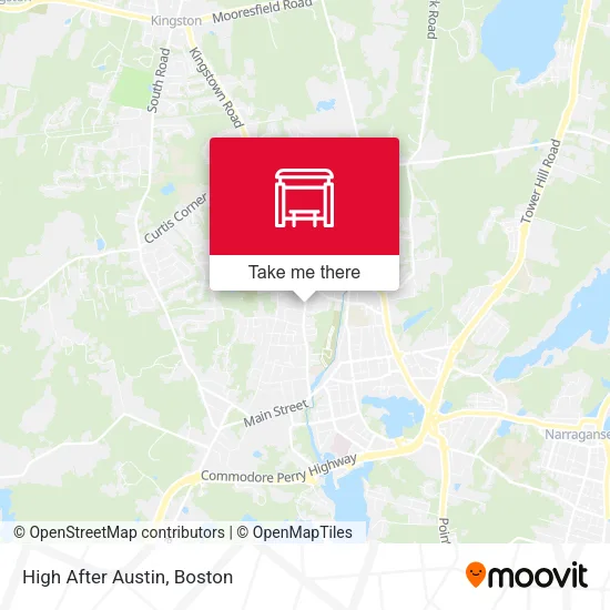 High After Austin map