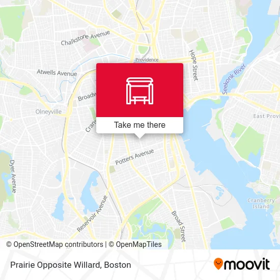 Prairie Opposite Willard map