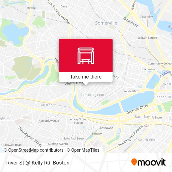 Mapa de River St @ Kelly Rd