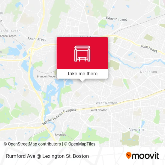 Rumford Ave @ Lexington St map