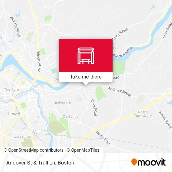 Andover St & Trull Ln map