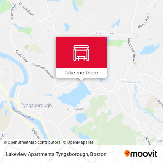 Lakeview Apartments Tyngsborough map