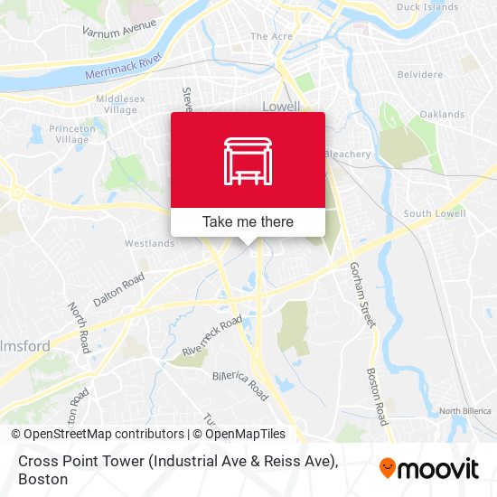 Mapa de Cross Point Tower (Industrial Ave & Reiss Ave)