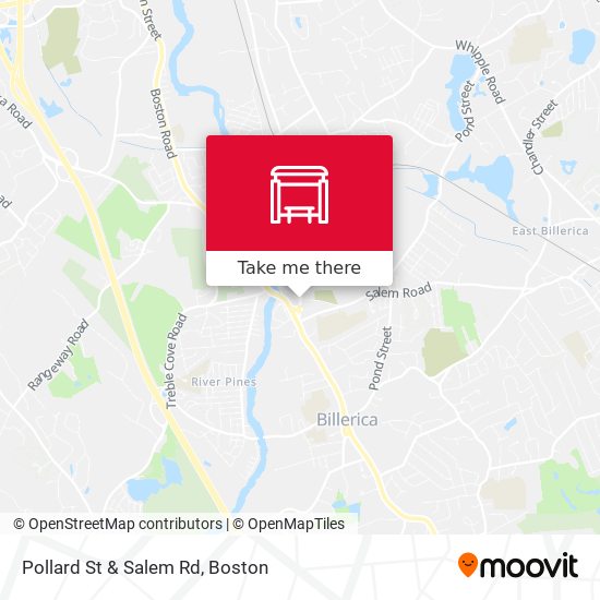 Mapa de Pollard St & Salem Rd