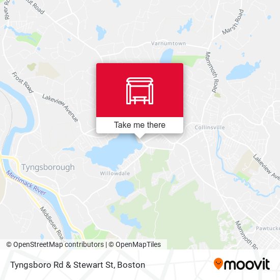 Mapa de Tyngsboro Rd & Stewart St